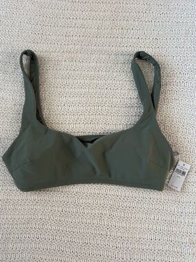 Olive Green Wireless Bralette Top - Women Intimates & Sleepwear